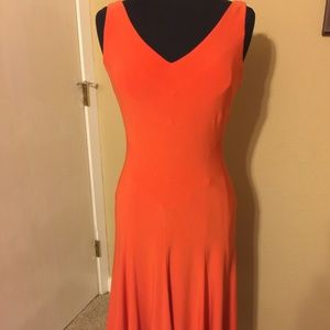 Orange Ralph Lauren dress