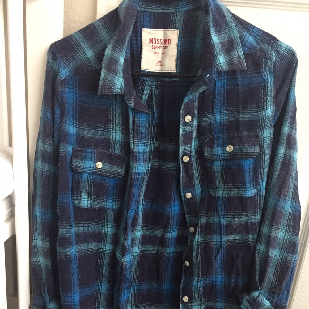 Blue flannel