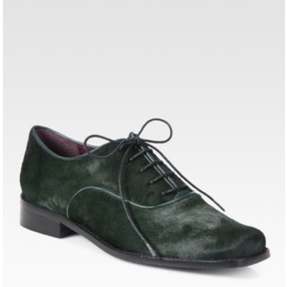 Stuart Weitzman Tibecca Pony Hair Oxfords