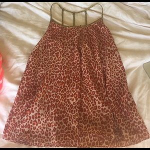 Animal print top