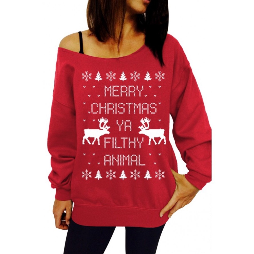 Merry Christmas Ya Filthy Animal sweatshirt