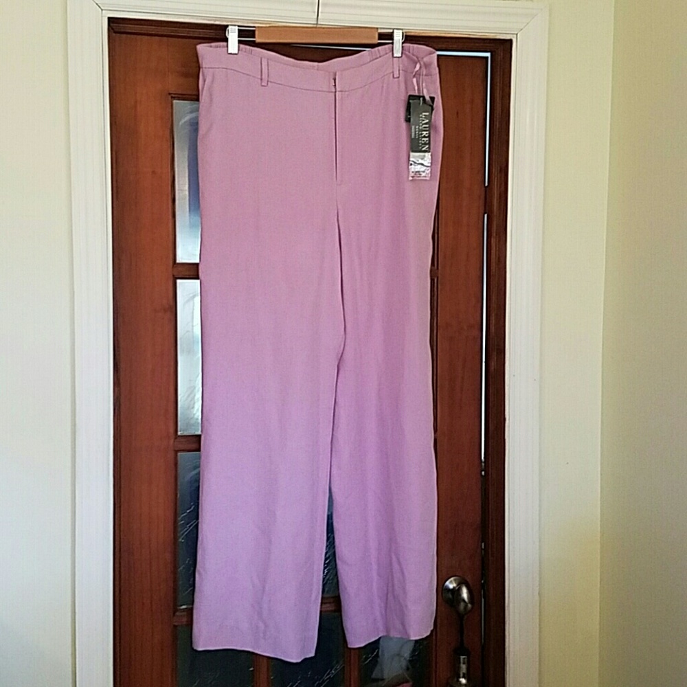 Silk Lavender Pants
