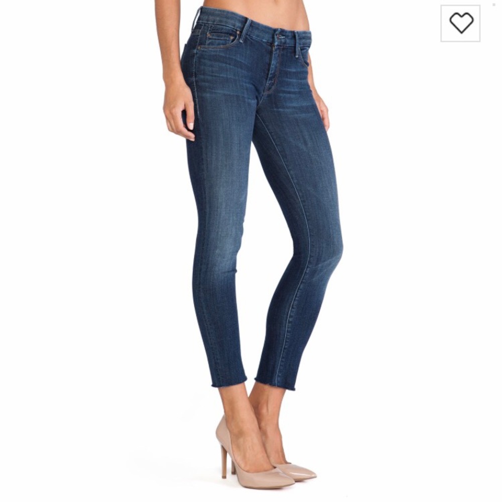 Mother Jeans- Dejavu ankle fray size 27