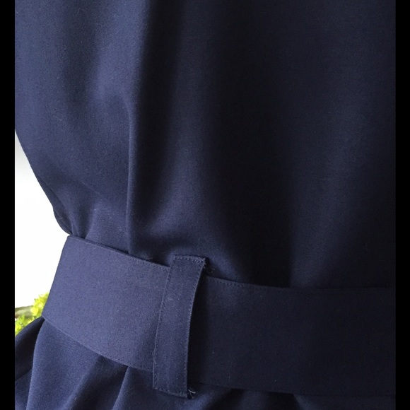 Navy Lightweight Trench Blazer - Picture 2 of 8