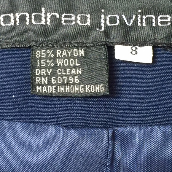 Navy Lightweight Trench Blazer - Picture 6 of 8