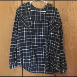 Black and white flannel
