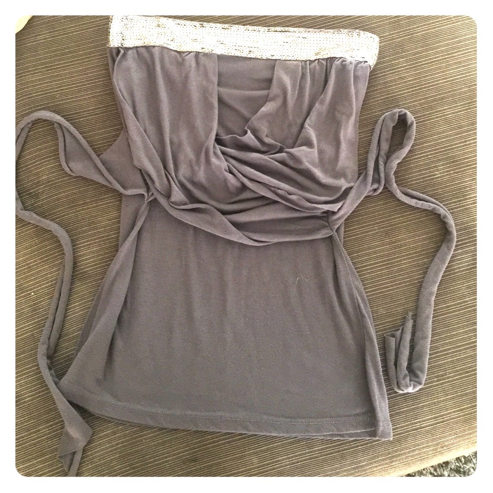 Grey Tube Top