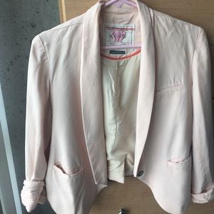 Anthropologie Blush Blazer