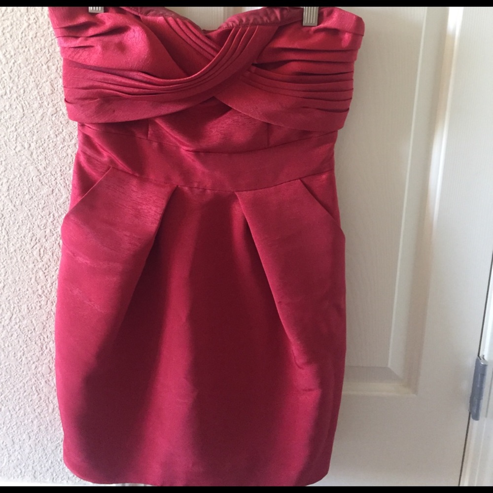 BCBG Strapless Party Dress