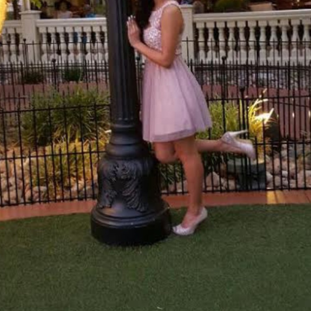 Blush wedding/homecoming dress