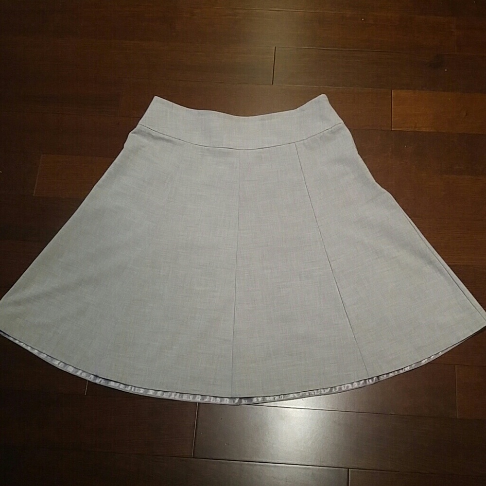 Light Gray Circle Skirt
