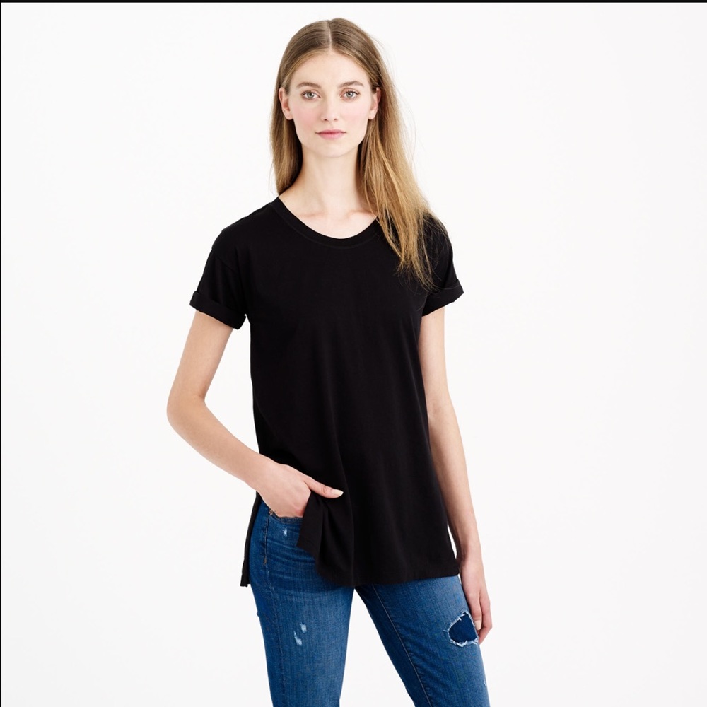 Side-Slit Cotton Tunic