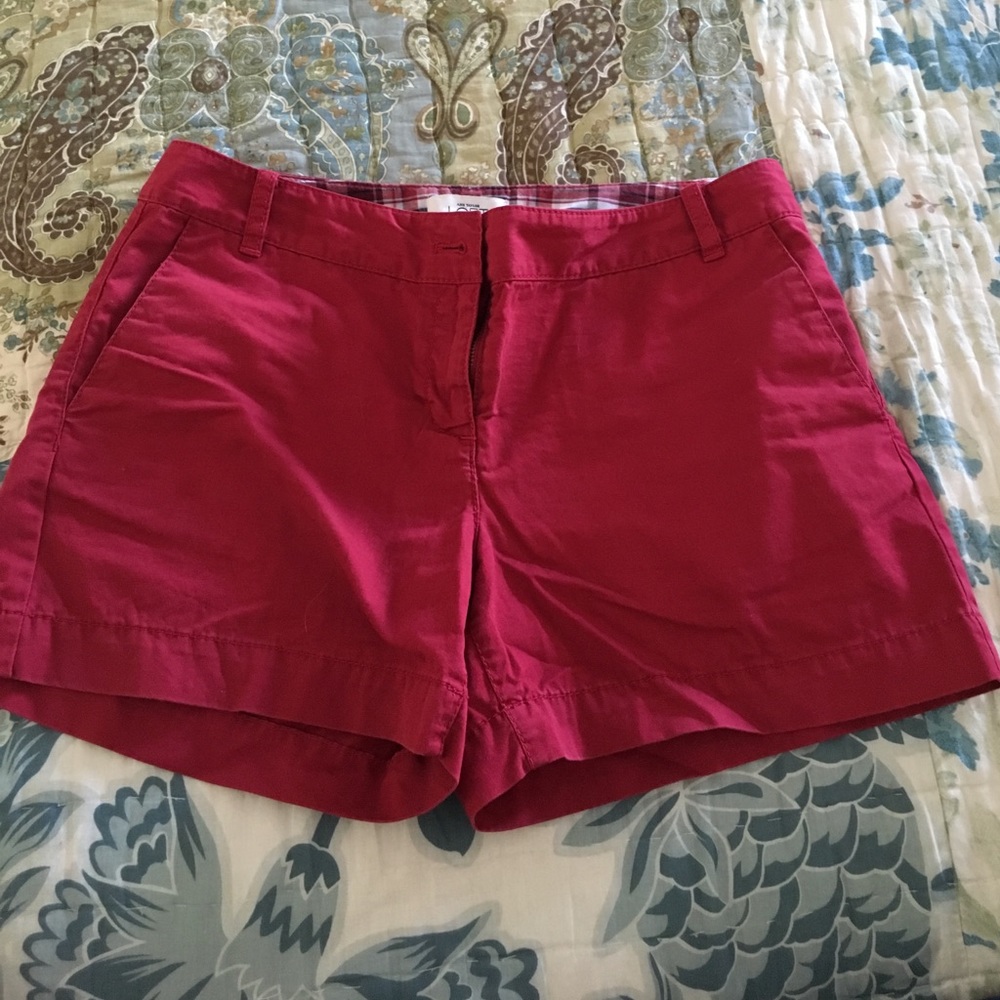 Red Ann Taylor Loft shorts