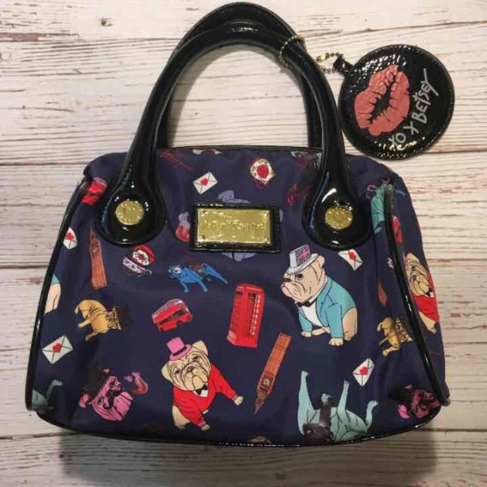 BETSEY JOHNSON BULLDOG BAG
