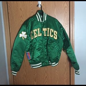 Vintage Celtics bomber jacket