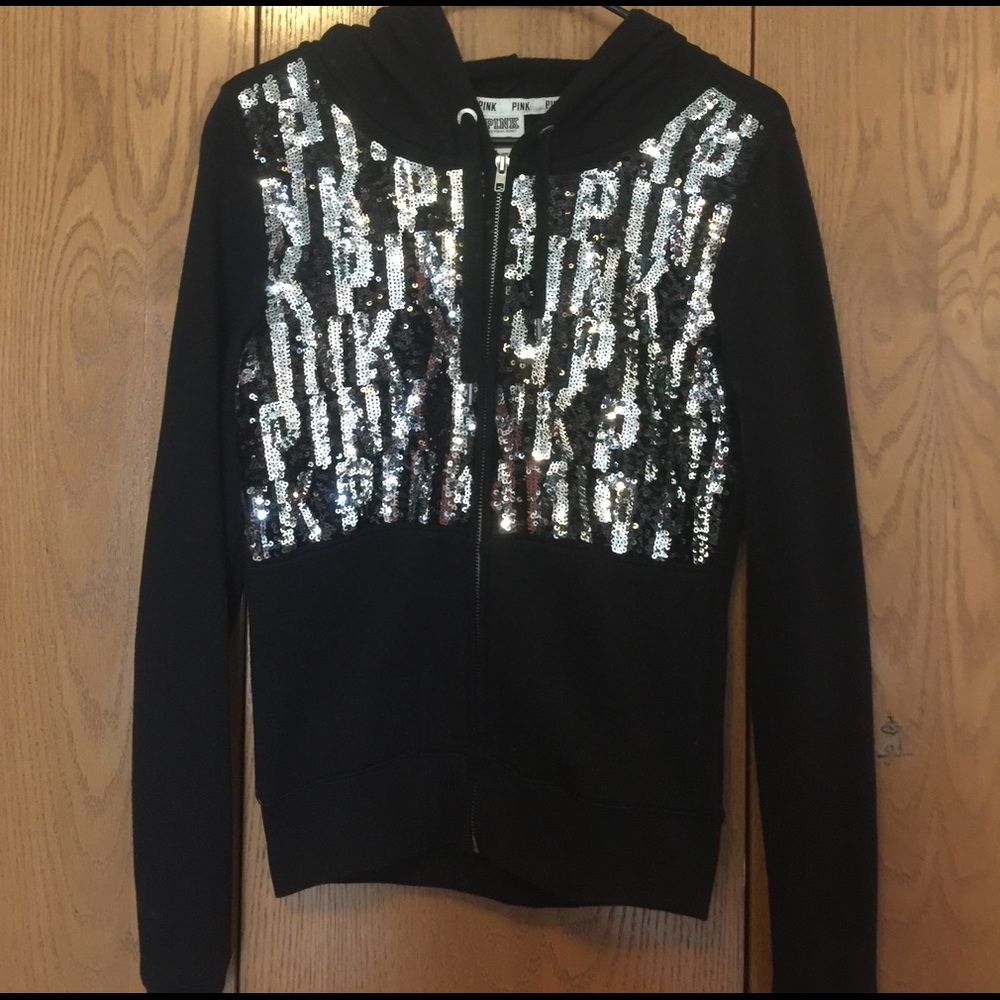 Black Victoria secret zip up