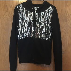 Black Victoria secret zip up