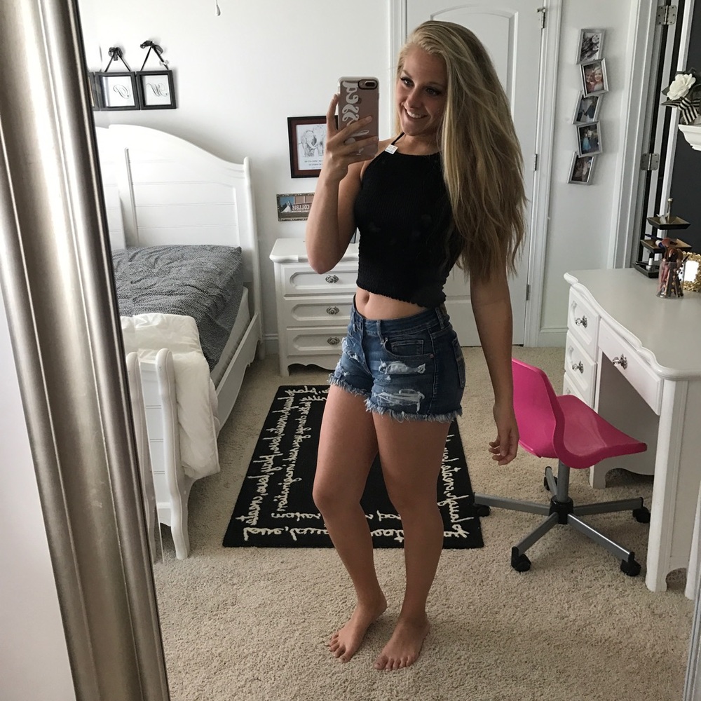 Black Tied up Top
