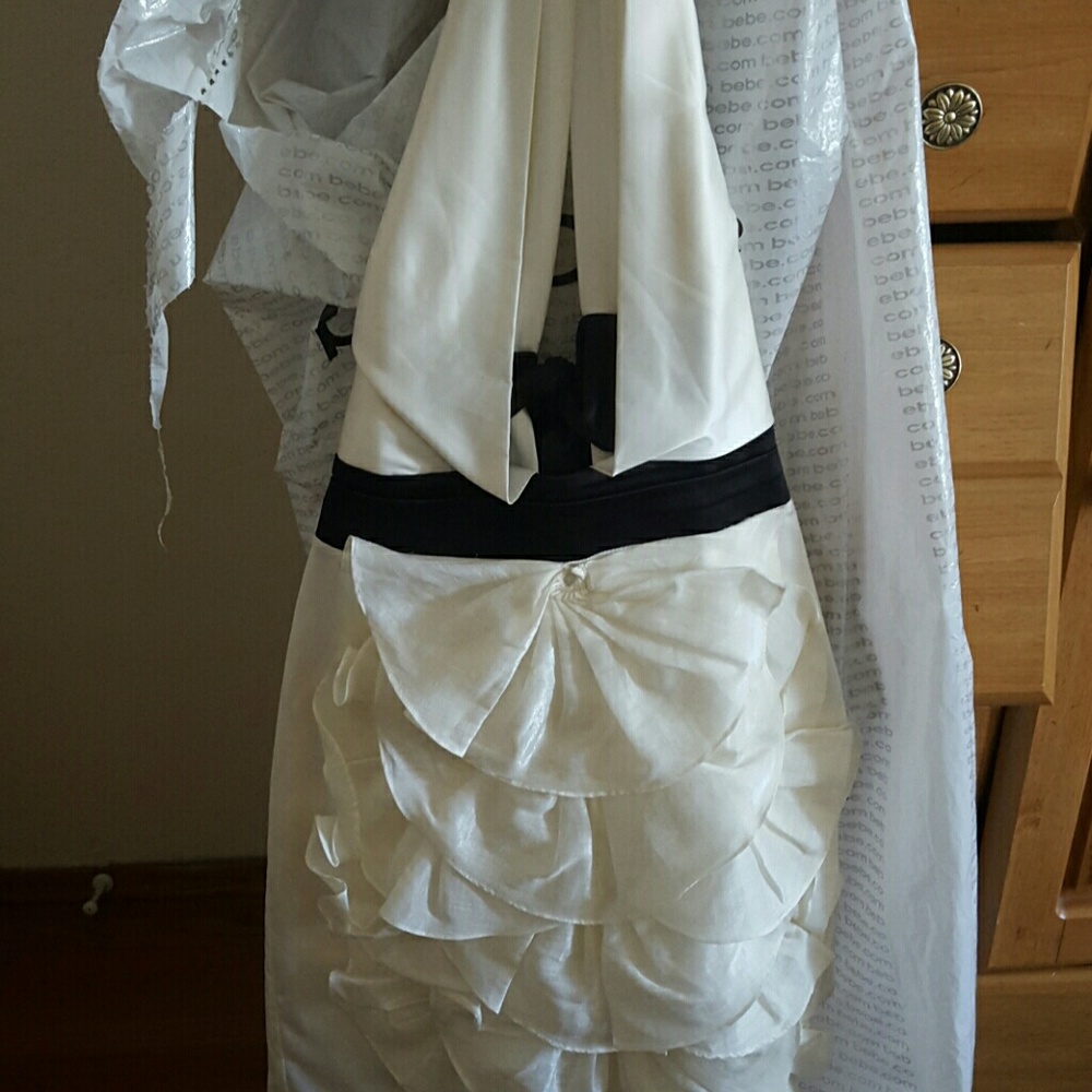 Black and White Bebe dress