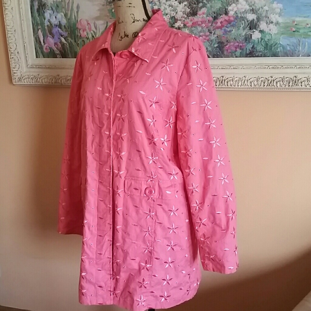 Gorgeous Eyelet Spring Coat