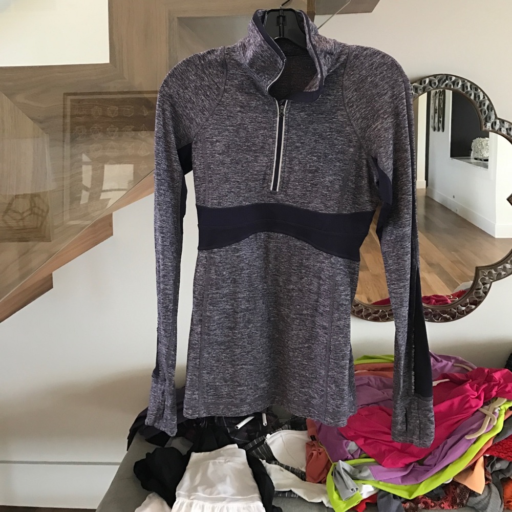 Lululemon 3/4 zip size 4