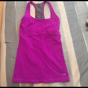 Purple workout tank