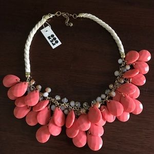 Coral necklace perfect for dressing up any outfit!