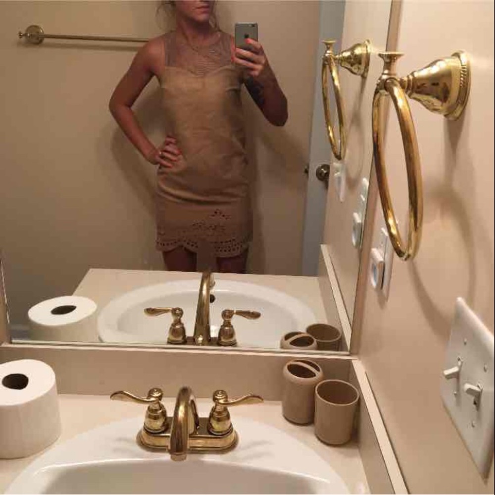 Suede Dress