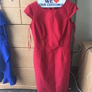 Red Tahari Dress