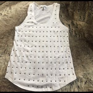 Super cute studded tank top!