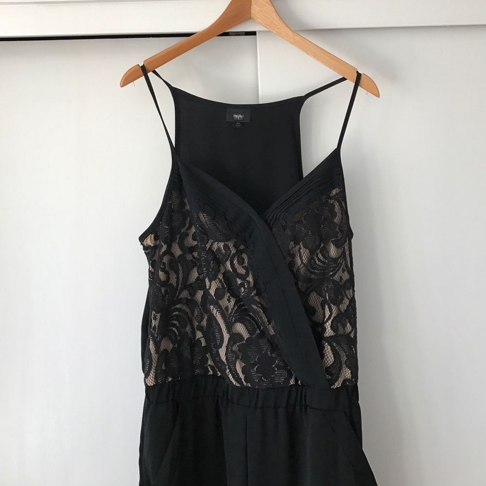 Black Lace Romper