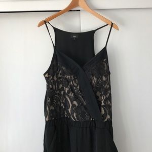 Black Lace Romper