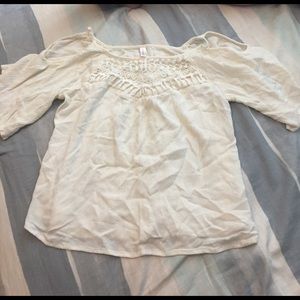 XS/S Cream knitted shirt