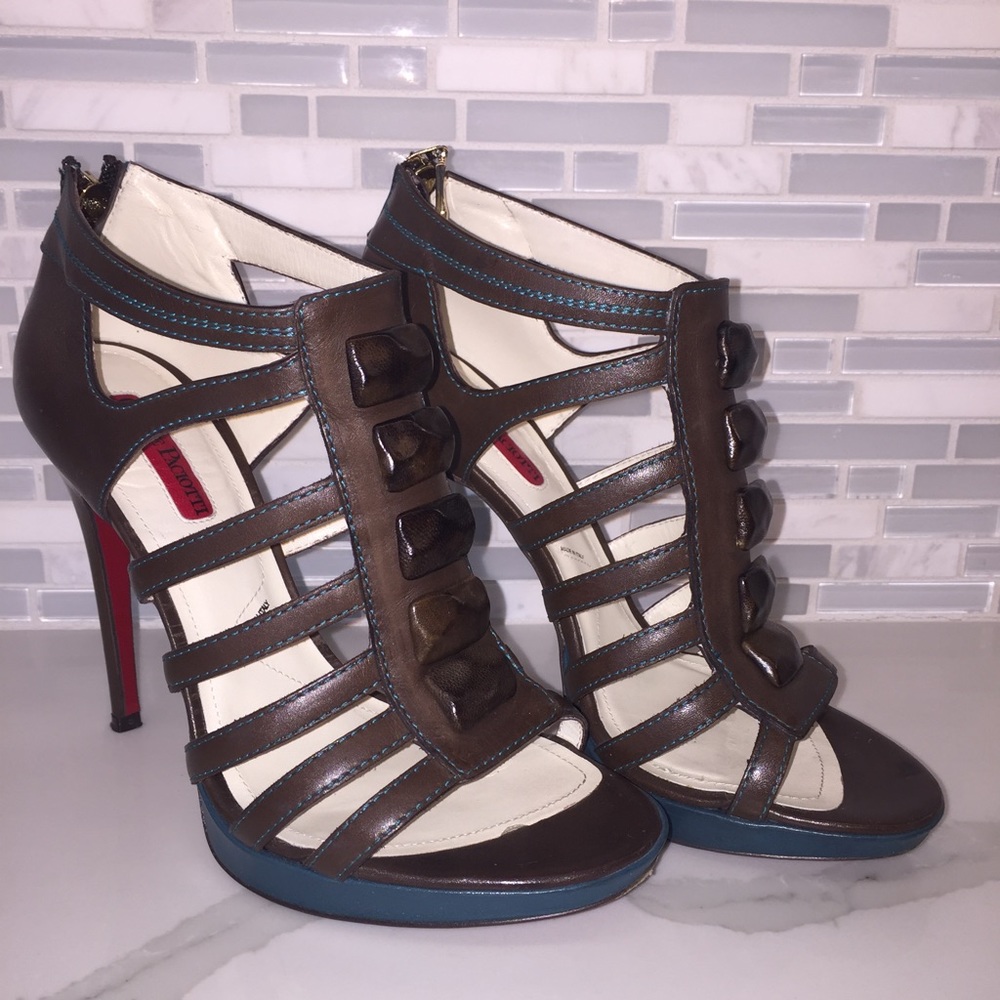 Cesar Paciotti Gladiator Brown Sandals