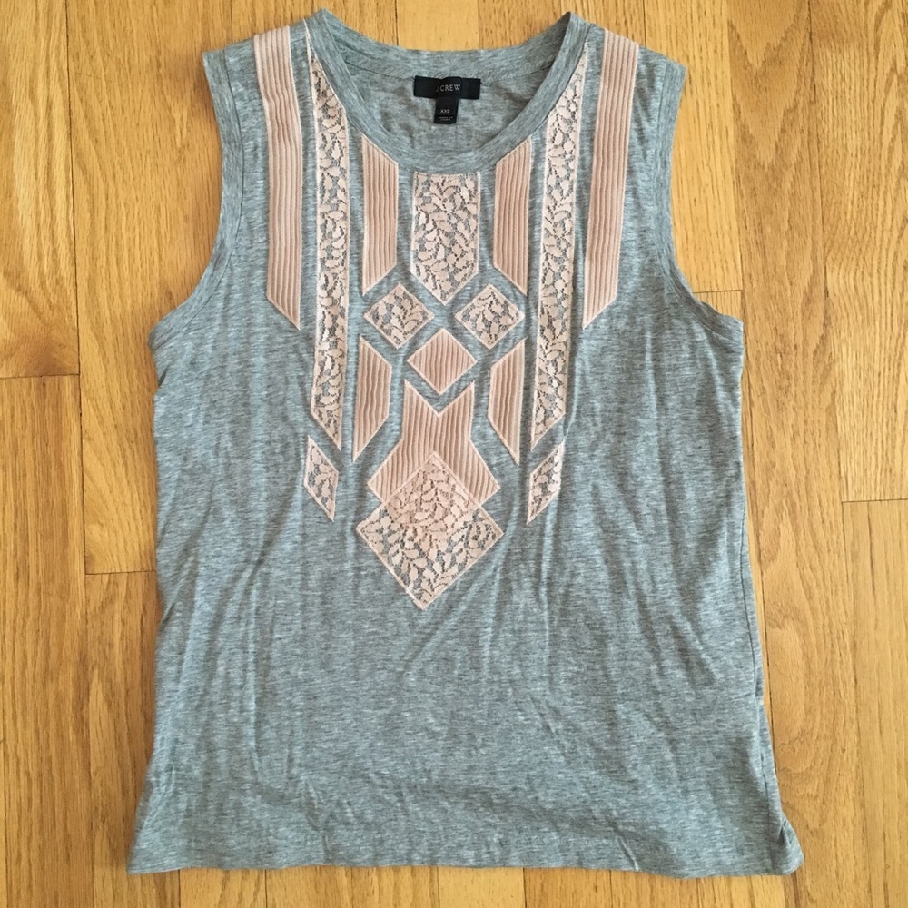 J. Crew sleeveless t-shirt