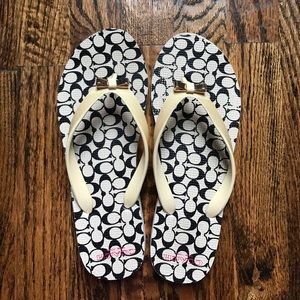 Coach Flip Flops