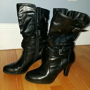 Black Leather Boots