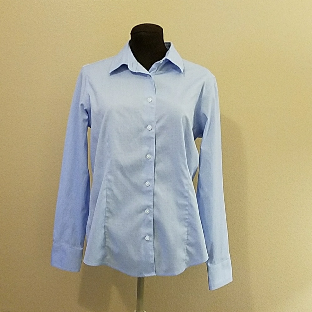 Eddie Bauer Stretch Wrinkle Resistant Button Down