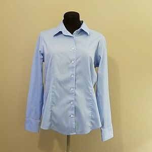 Eddie Bauer Stretch Wrinkle Resistant Button Down