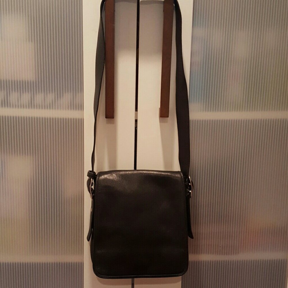 Coach Black Leather Handbag Excellent Condition!!