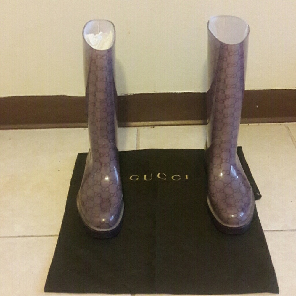 Gucci rain boot