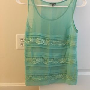 Pretty Mint Charlotte Russe Top