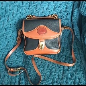 Dooney &a Bourke navy shoulder bag