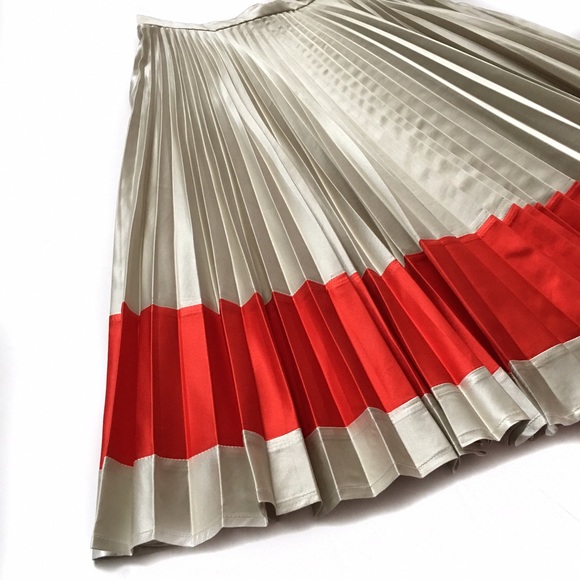 Piazza Sempione silk pleated skirt - Picture 3 of 8