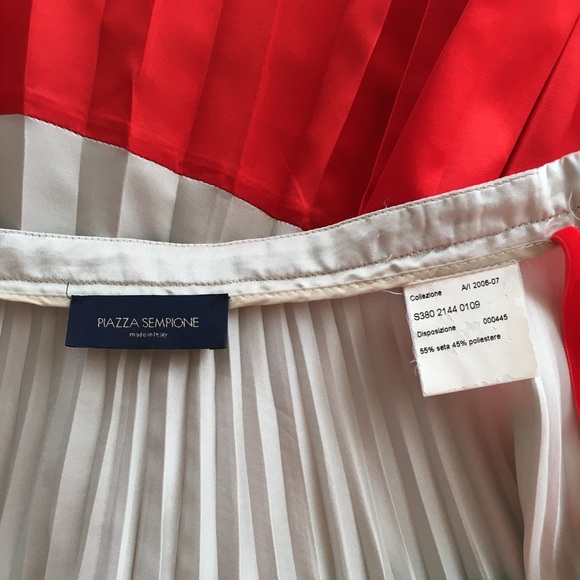 Piazza Sempione silk pleated skirt - Picture 5 of 8