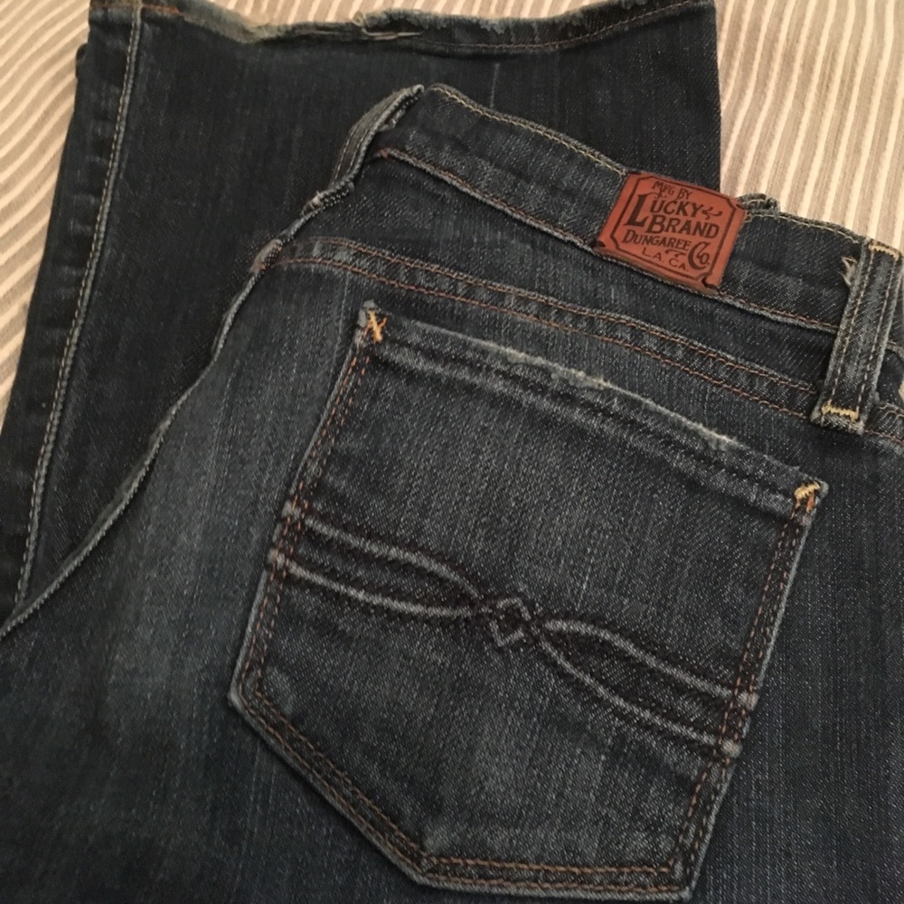 Lucky brand dark wash flare jeans
