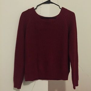 Zara Ox-blood sweater