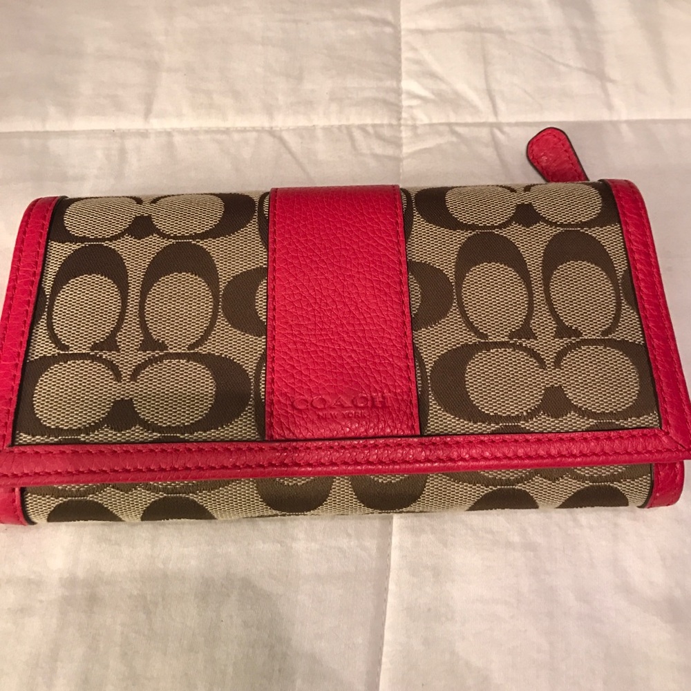 Authentic coach wallet