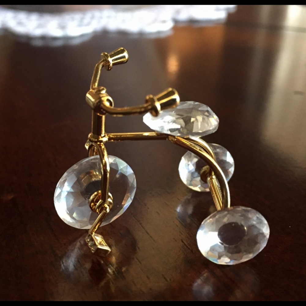Swarovski miniature bicycle