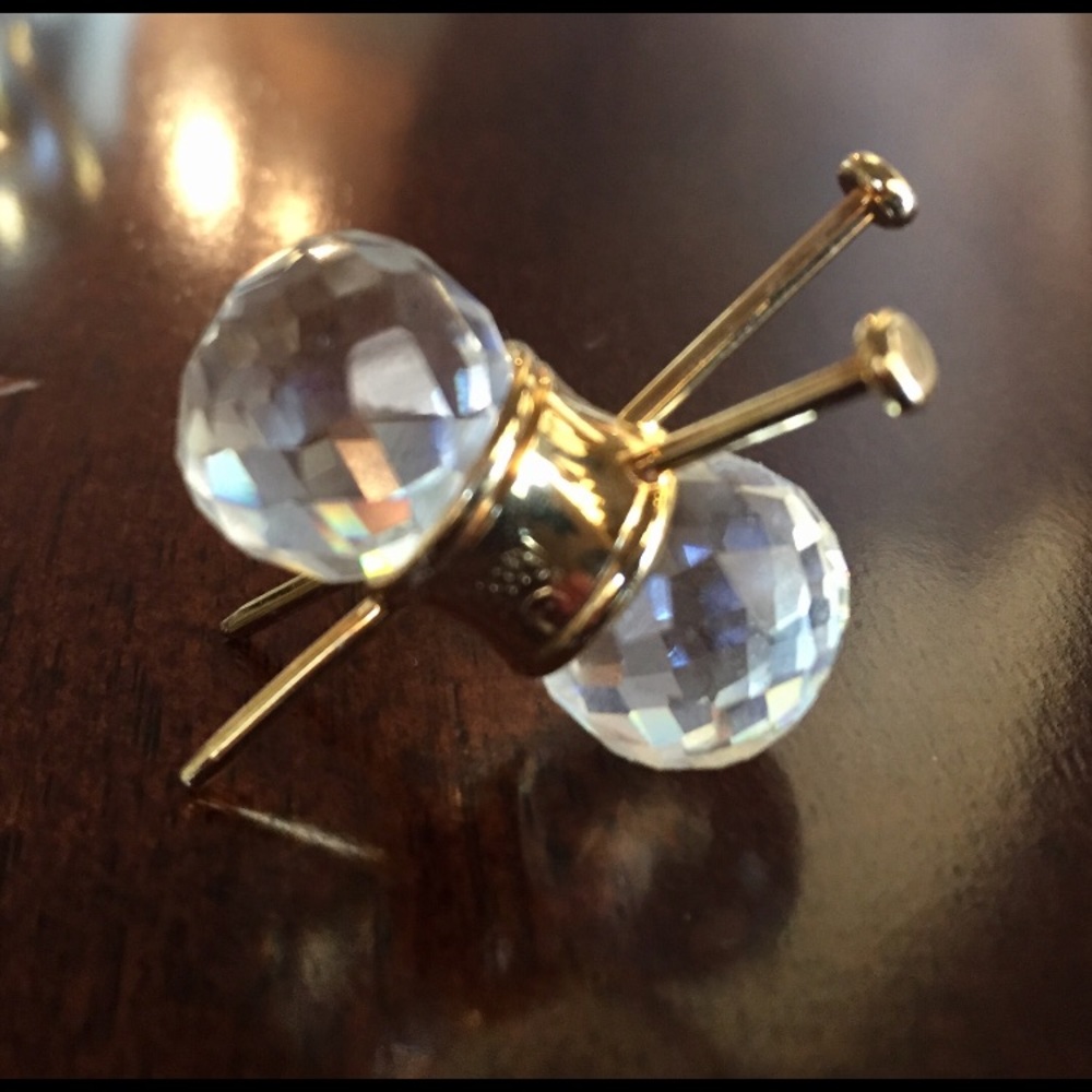 Swarovski miniature yarn and needles